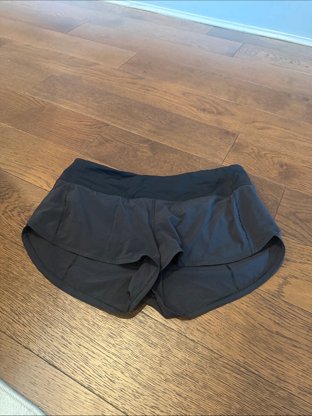 lululemon athletica Black Athletic Running Shorts